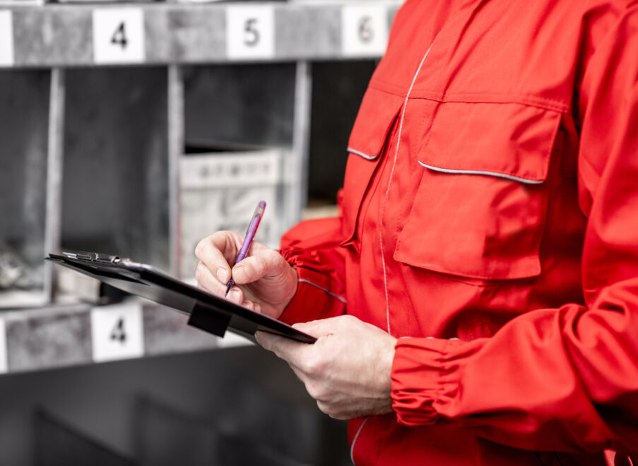 Shopfloor control met behulp van scanning en labels